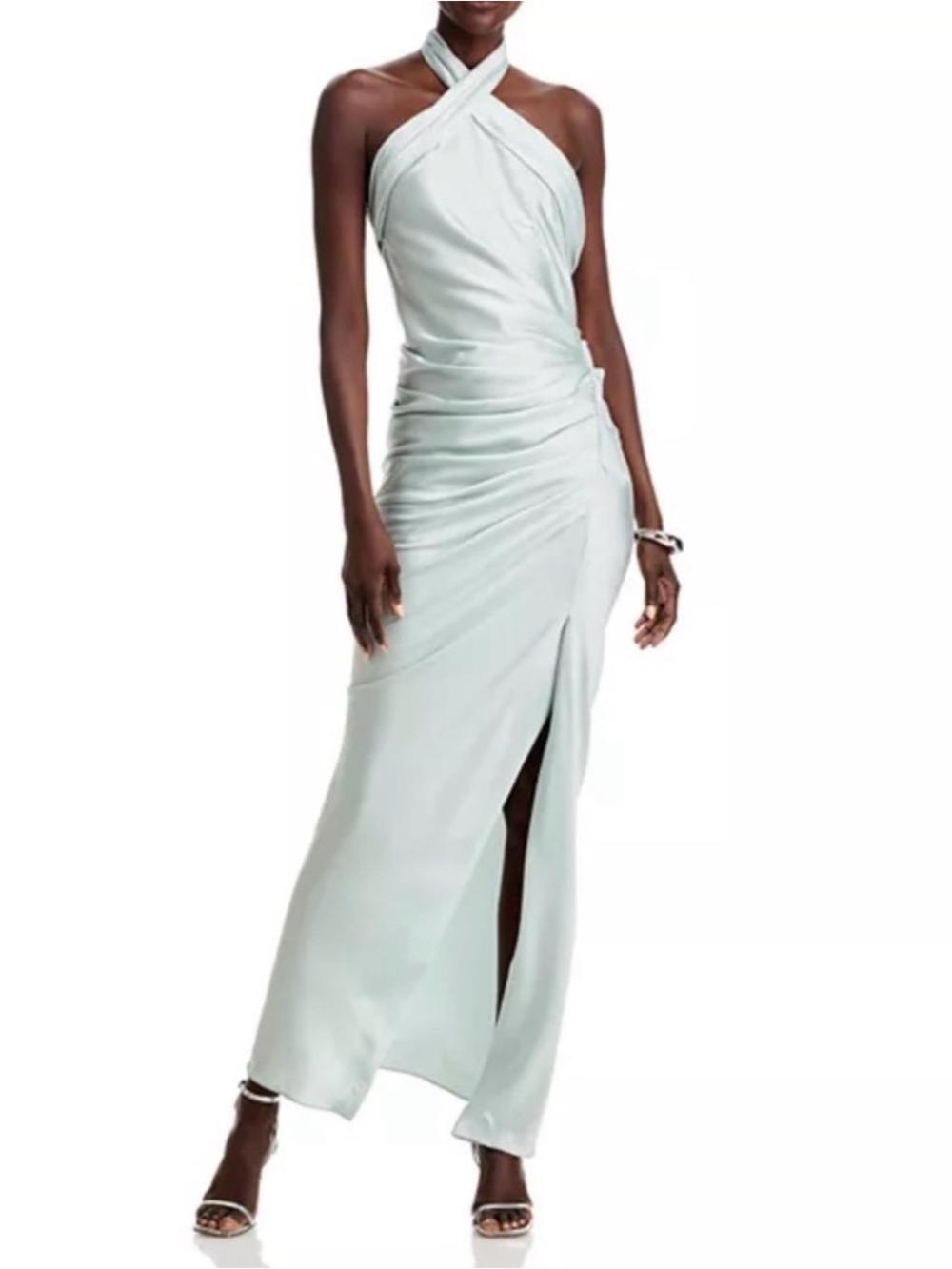 SIMKHAI Sarabella Halter Dress Powder blue size 0